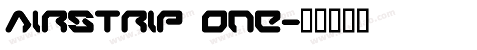 Airstrip One字体转换